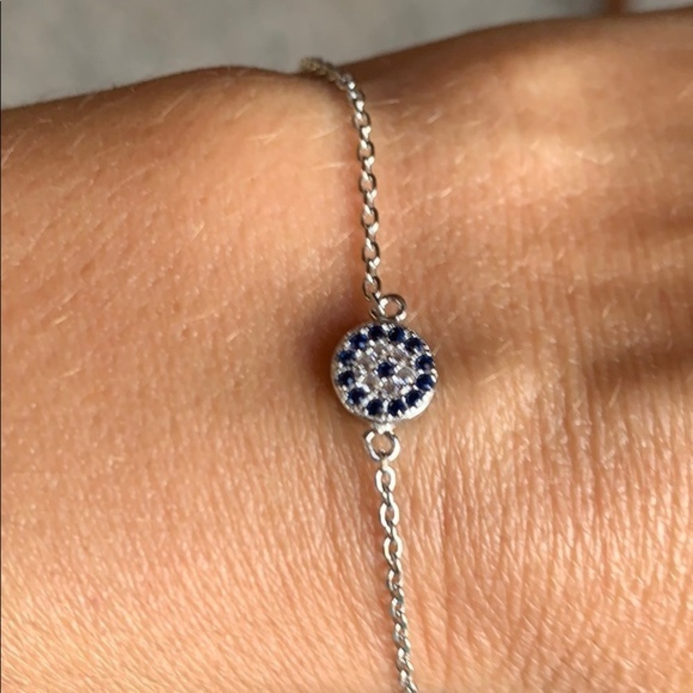 Dainty 925 Sterling Silver Bracelet 6.5” to 8”